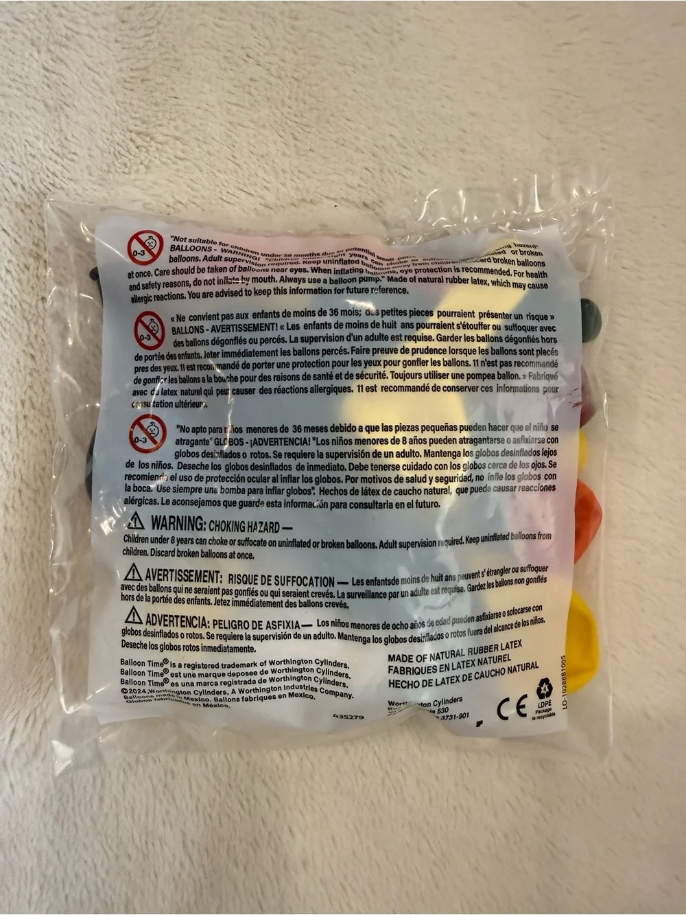 Package of Balloon Time Balloons